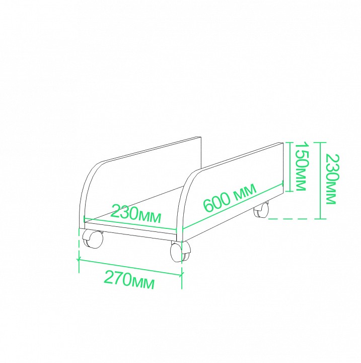 Подставка под системный блок Живой дизайн СП-30П