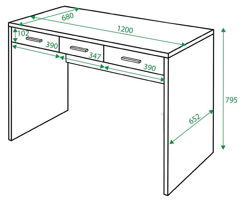 Стол письменный Домино нельсон СП-32С