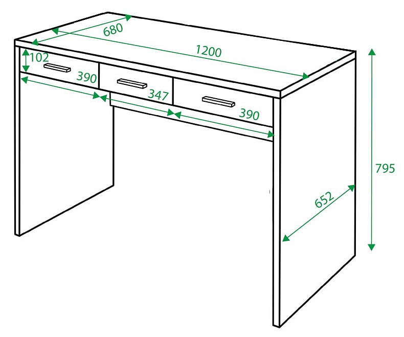 Стол письменный СП-32С