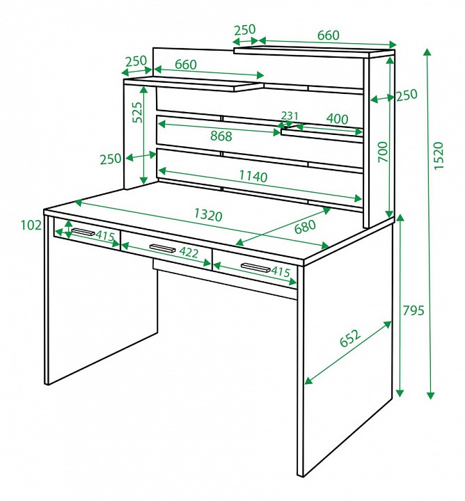 Стол компьютерный Домино СП-82