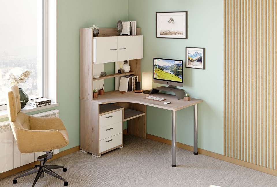 Стол компьютерный Домино СР-133-150 КБЕ-ЛЕВ