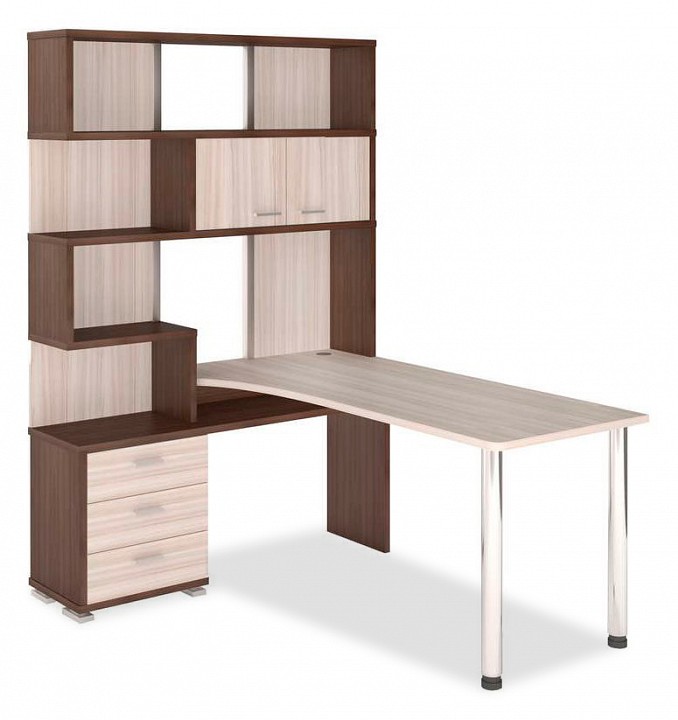 Стол компьютерный Домино СР-420-170 ШКК-Ч-ЛЕВ