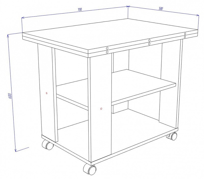 Стол журнальный cross СТР-5