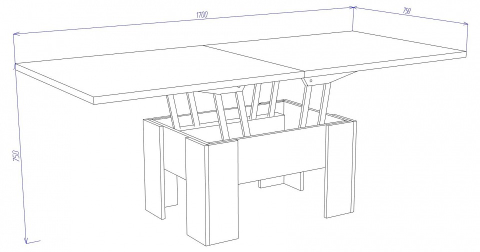 Стол-трансформер Нобиле СТр-3 Н