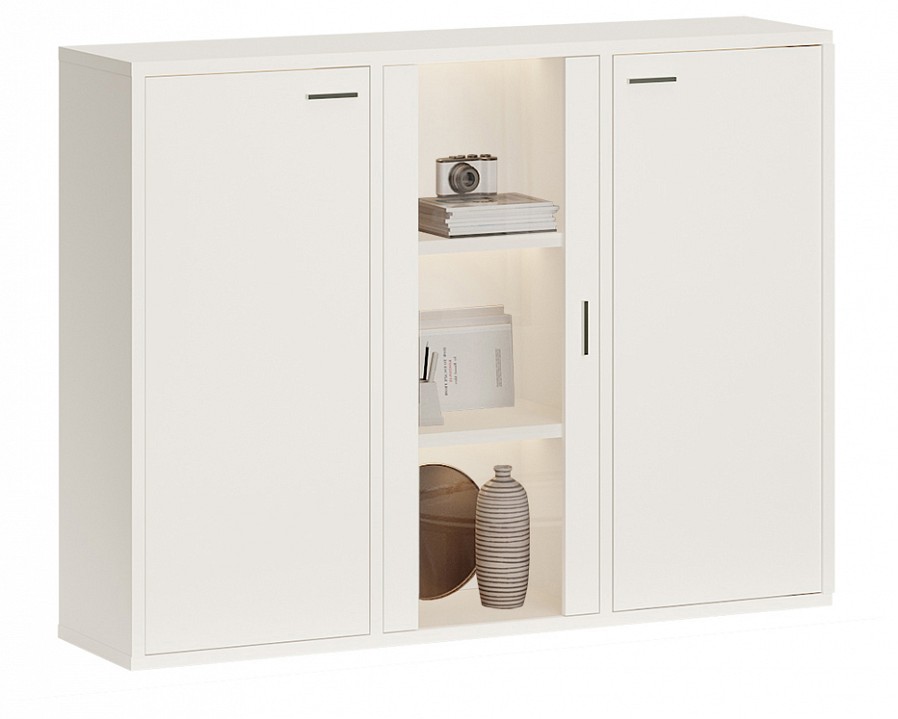 Тумба-витрина Домино СУ(ш3в1)-2ФГ-1ФС