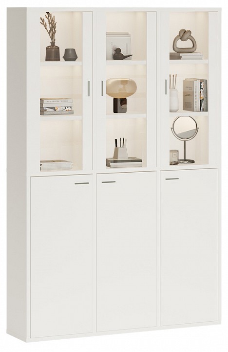 Шкаф-витрина Домино СУ(ш3в2)-3ФГ-3ФС