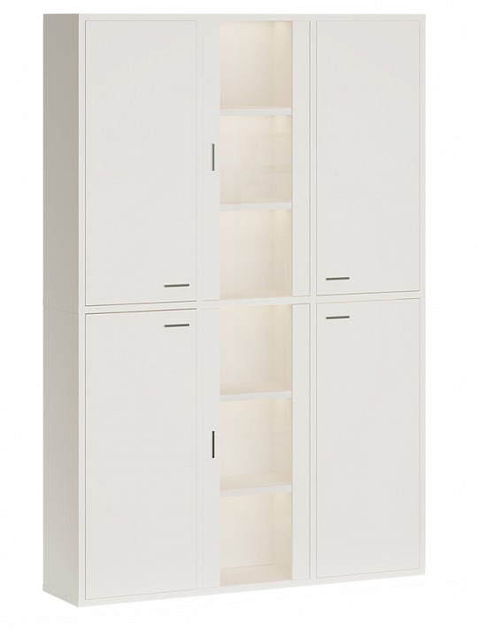 Шкаф-витрина Домино СУ(ш3в2)-4ФГ-2ФС