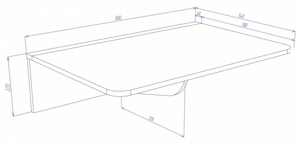 Стол компьютерный cross