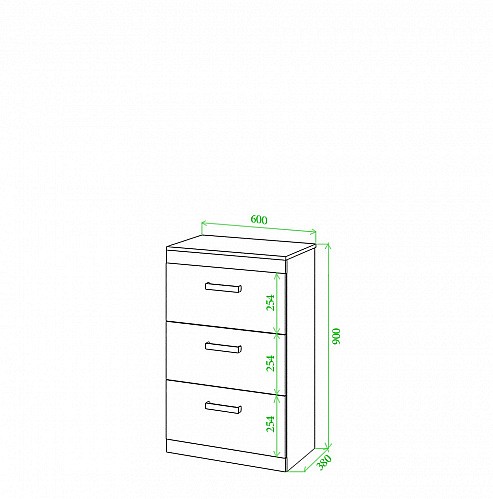 Комод tiovo Км60