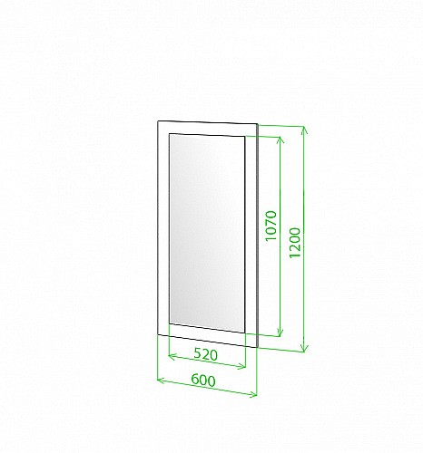 Зеркало настенное toivo ЗР 120