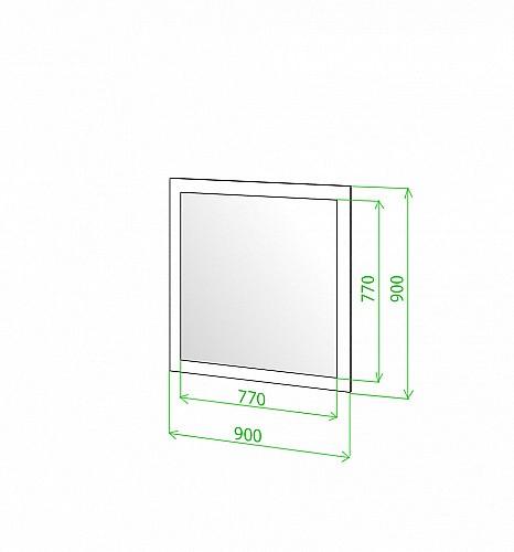 Зеркало настенное toivo ЗР 90