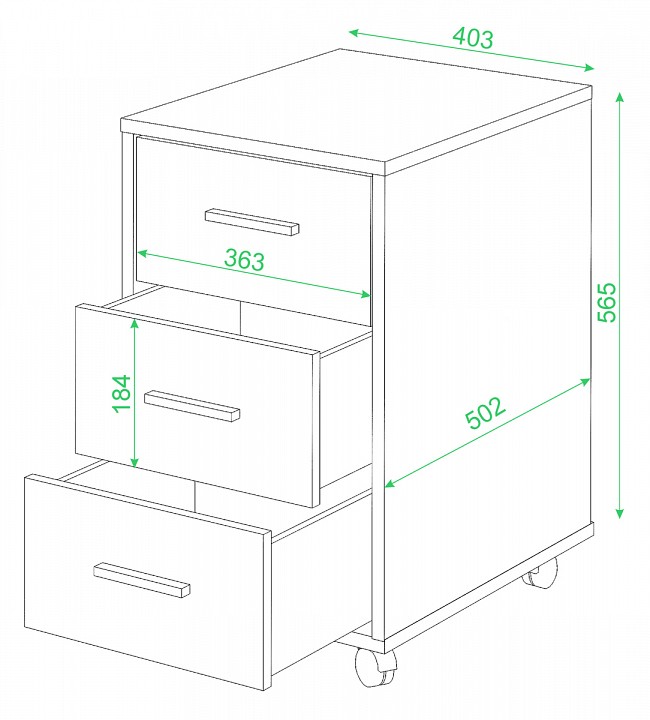 Тумбочка Домино ТС-1