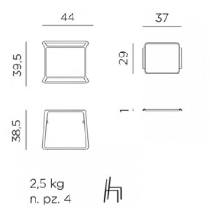 Стол журнальный pop