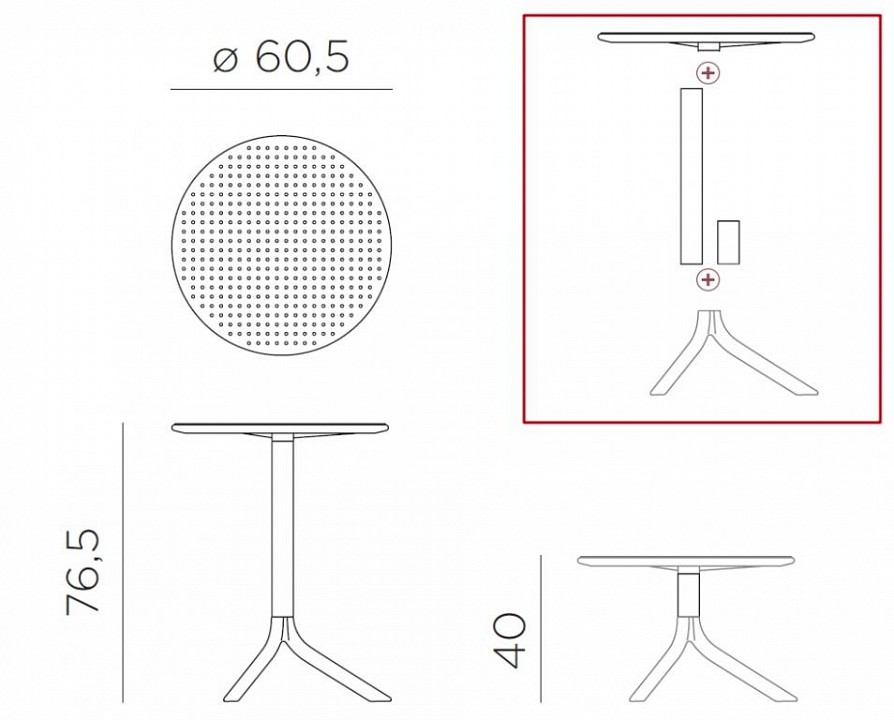 Стол обеденный step