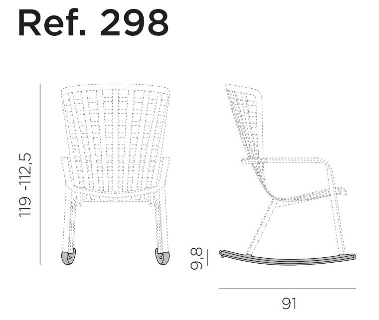 Полозья для кресла folio