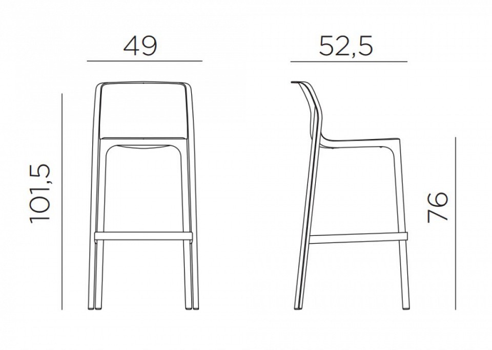 Стул барный net