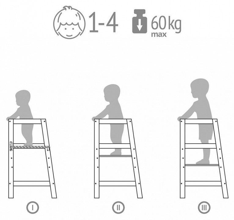 Подставка детская polini kids sky