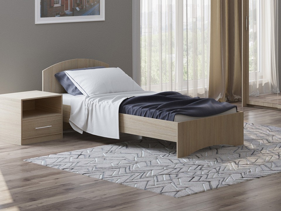 Кровать двуспальная Этюд