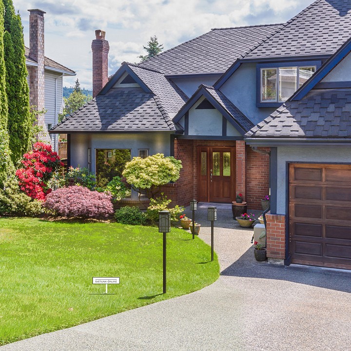 Наземный высокий светильник Джаз v10021