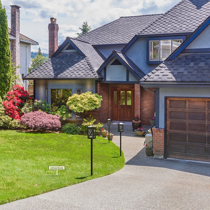 Наземный высокий светильник Фьюжн v10041