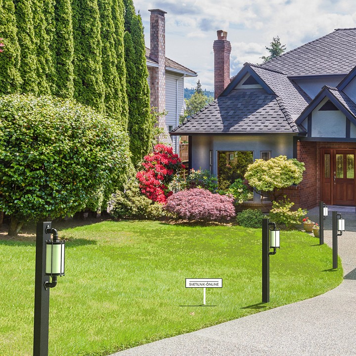 Наземный высокий светильник Лофт v10121