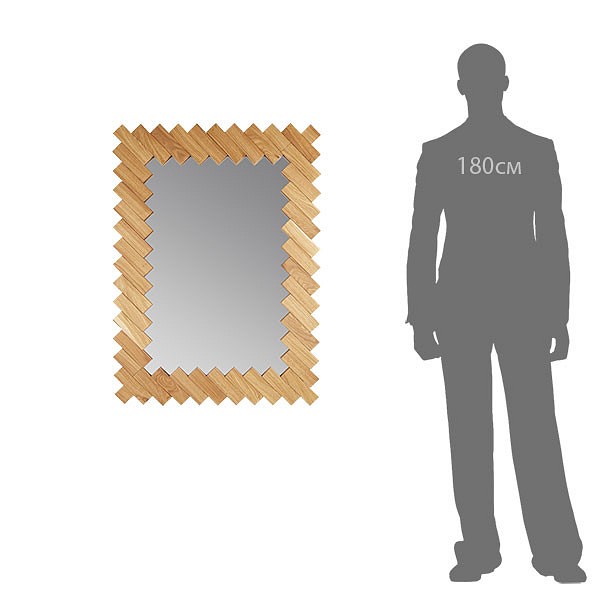 Зеркало настенное Дубовые планки v20083