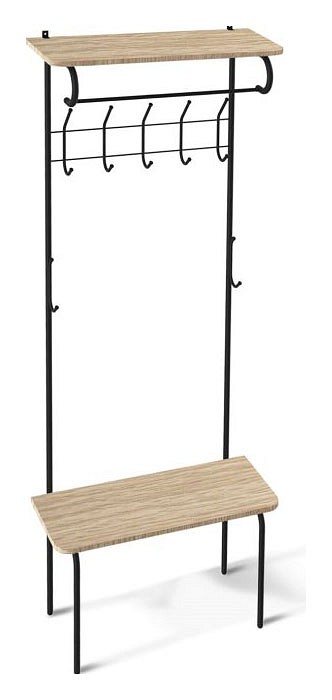 Вешалка с тумбой sht-hw1