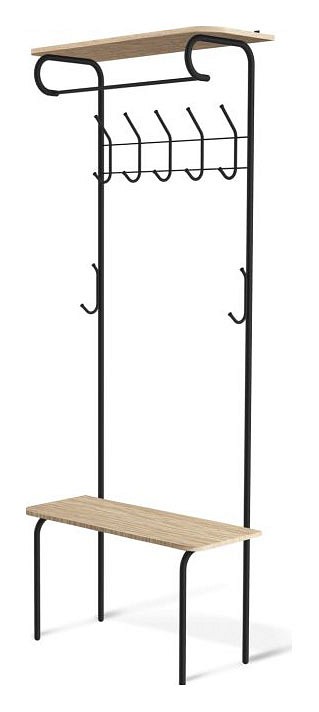 Вешалка с тумбой sht-hw1