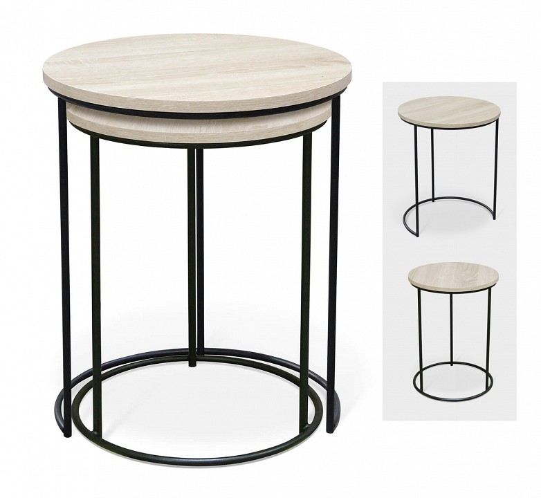 Набор из 2 столов журнальных sht-ct7