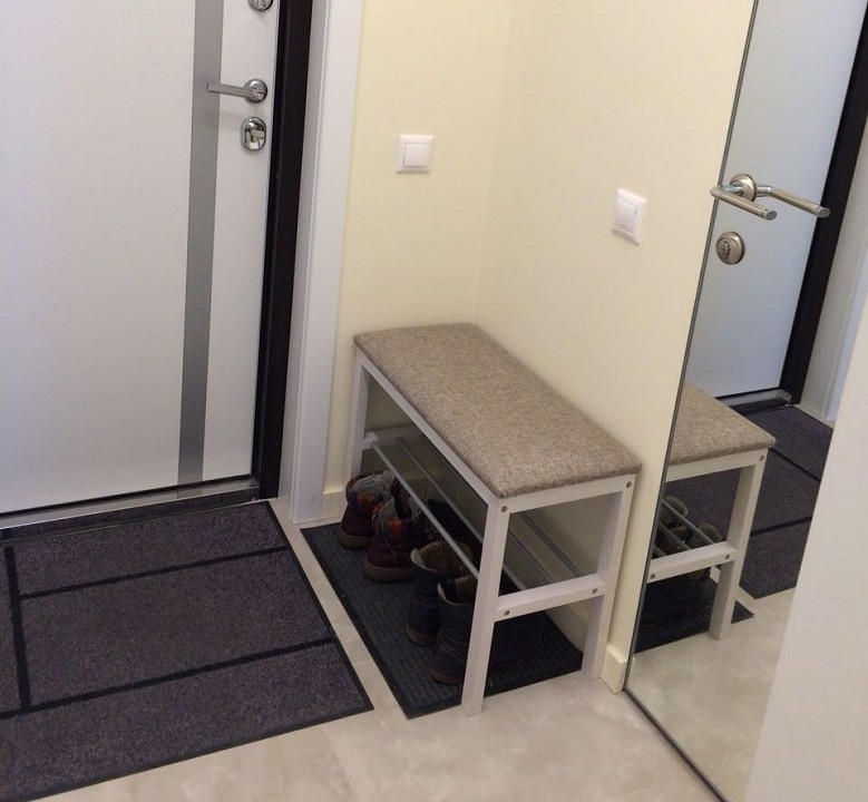 Банкетка-стеллаж для обуви Альберо sht-b2