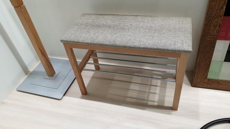 Банкетка-стеллаж для обуви sht-b2