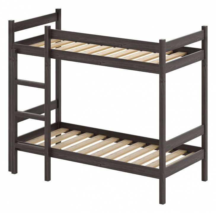 Кровать двухъярусная solarius 2000x800 венге