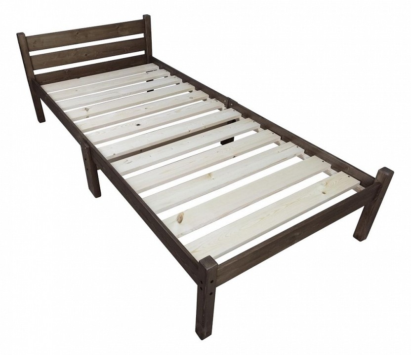 Кровать односпальная Компакт 2000x1000 венге