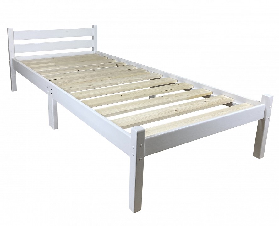 Кровать односпальная Компакт 2000x800 белый