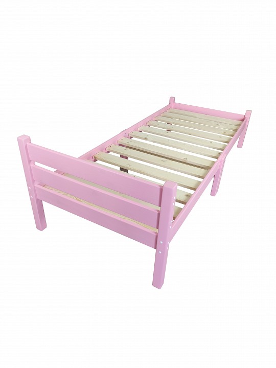 Кровать односпальная Компакт 2000x800 розовый