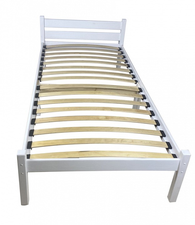 Кровать односпальная Компакт Орто 2000x600 белый