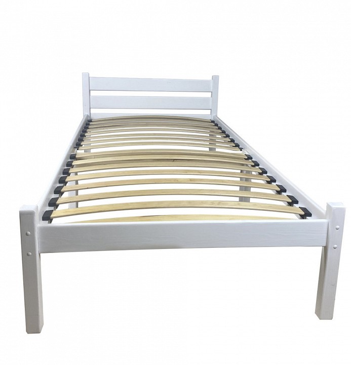 Кровать односпальная Компакт Орто 2000x600 белый