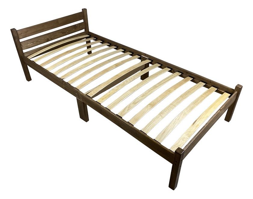 Кровать односпальная Компакт Орто 2000x700 темный дуб