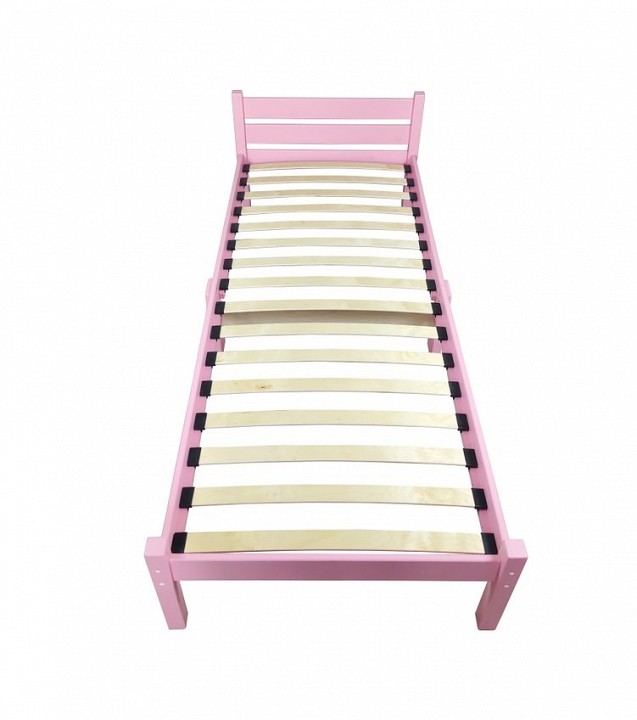 Кровать односпальная Компакт Орто 2000x800 розовый