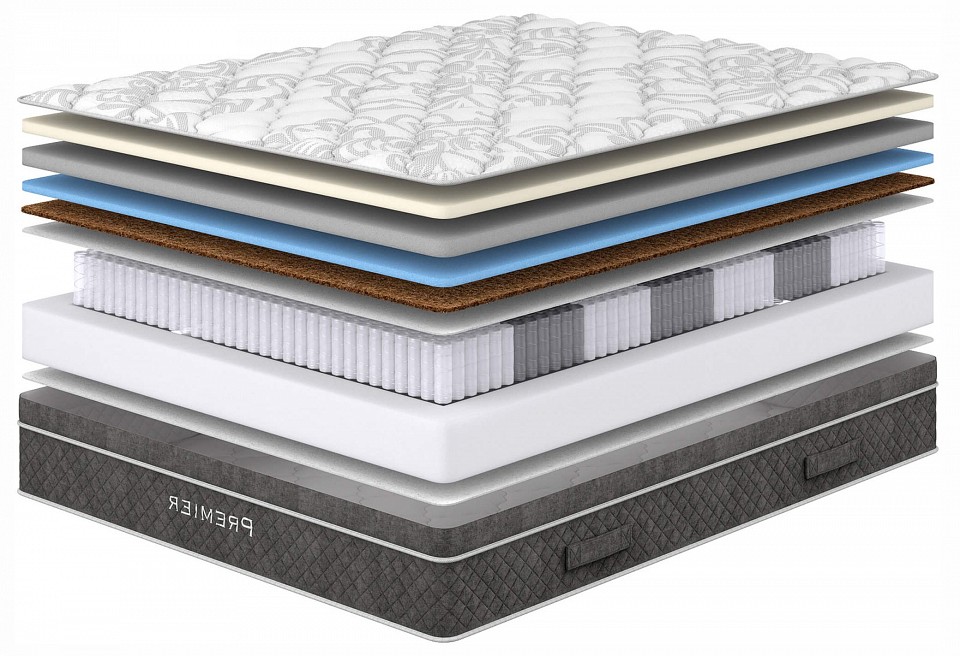 Матрас полутораспальный premier middle 1900x1400