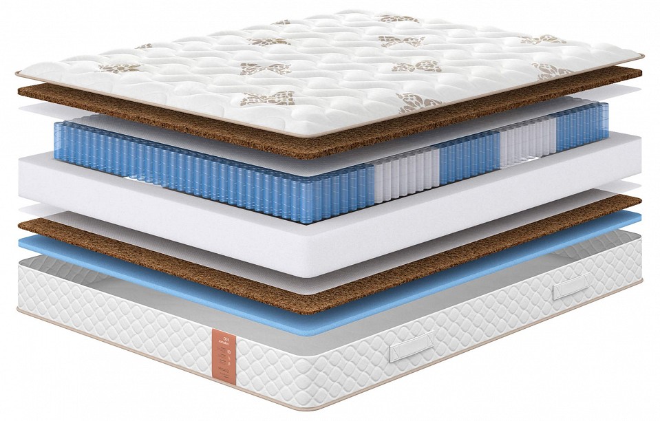 Матрас полутораспальный eco optima 190-140