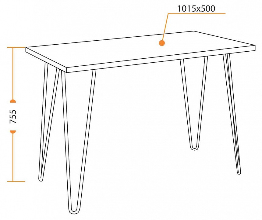 Стол письменный wd-06