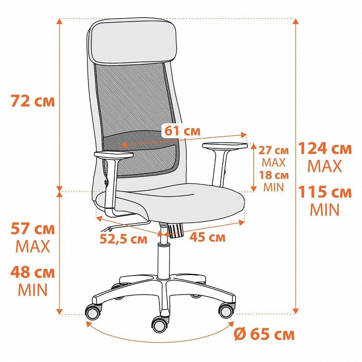 Кресло компьютерное profit plt