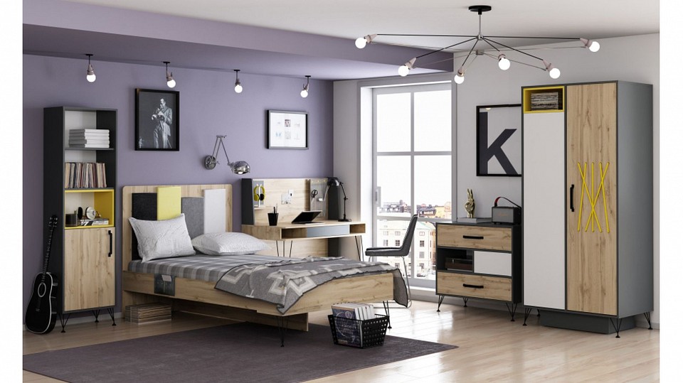 Кровать полутораспальная Нобира