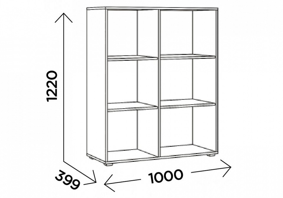 Тумба комбинированная Чернин