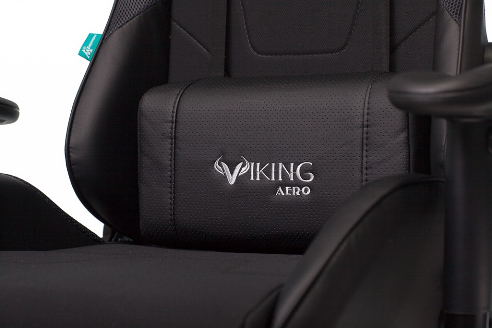 Кресло игровое viking 4 aero black edition